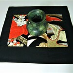 【⑯0182】50×56大型マット/帯リメイク品/ラグ・テーブルセンター・敷マット・玄関マット