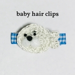 ベビー ヘアクリップ ごまちゃん✩.*˚