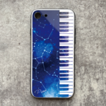 宇宙 ピアノ スマホケース 強化ガラス iPhone12 シリーズ対応