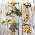 再販【数量限定品】rubber toy charms Ⅳ#safari