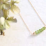 LightGreen［ペリドットのネックレス］