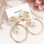 グリーン紫陽花♥大ぶりリング