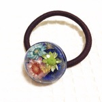 511-02 Lapis lazuli  オルゴナイトのヘアゴム*.:★ orgonite ★:.* 