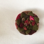 ベレー帽　百花　紅葉