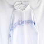 手描き  南天の星空オーバーサイズパーカー　men's