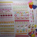 ハンドメイド ダイカット ケーキBanner＆ハート etc AW