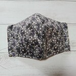 新作❗リバティ・マスク❗ダルメシアンドッツ(グレー系)普通サイズ！１点のみ❗