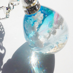 雲レジン☆虹の架かる海とお空☆星の砂☆空たまご①☆チェーン