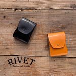 rivet カードケース 本革　栃木レザー　おしゃれ　名刺入れ