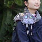 ニャニィのあったかファーマフラー