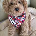 　送料無料^ ^ 名前が書けるバンダナ　リバーシブル