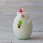 シロクマ Xmasモミの木