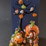 赤柴パンプキンとハリネズミ＊パンプキンハウス＊2020ハロウィン