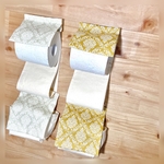 ☆シンプル☆ナプキン入れ付き トイレットペーパーホルダーカバー