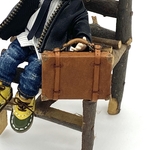 【オビツ11】ミニチュア革トランク【単品】