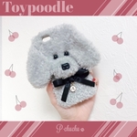 ⸜❤︎⸝‍ ふわふわトイプードル型ケース ⸜❤︎⸝‍  -ホワイト-