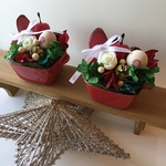 先取り♪　クリスマス　ホーロー器　アレンジ