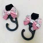ベビーカーフック　リボン　リバティ　ハンドメイド