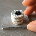 ミニチュア　ブルーベリーネイキッドケーキ  