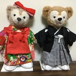ダッフィーとシエリーメイＳサイズ七五三晴着セット