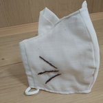 ネコマスク#未漂白#さらし二枚#涼しい#耳が痛くなりにくい#立体マスク