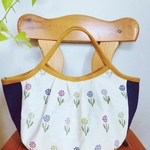 new!＊送料無料＊秋色刺繍のコロンと大きめグラニーバッグ