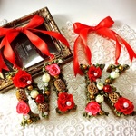 アルファベットオブジェ Xmas仕様♡erica0219さまオーダー♡