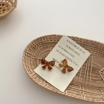 ラスト1点❁︎べっ甲リボンピアス/イヤリング