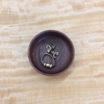 木製小皿  ブラックウォールナット