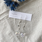 【送料無料】ロングシャボンピアス＊イヤリング＊金具変更OK