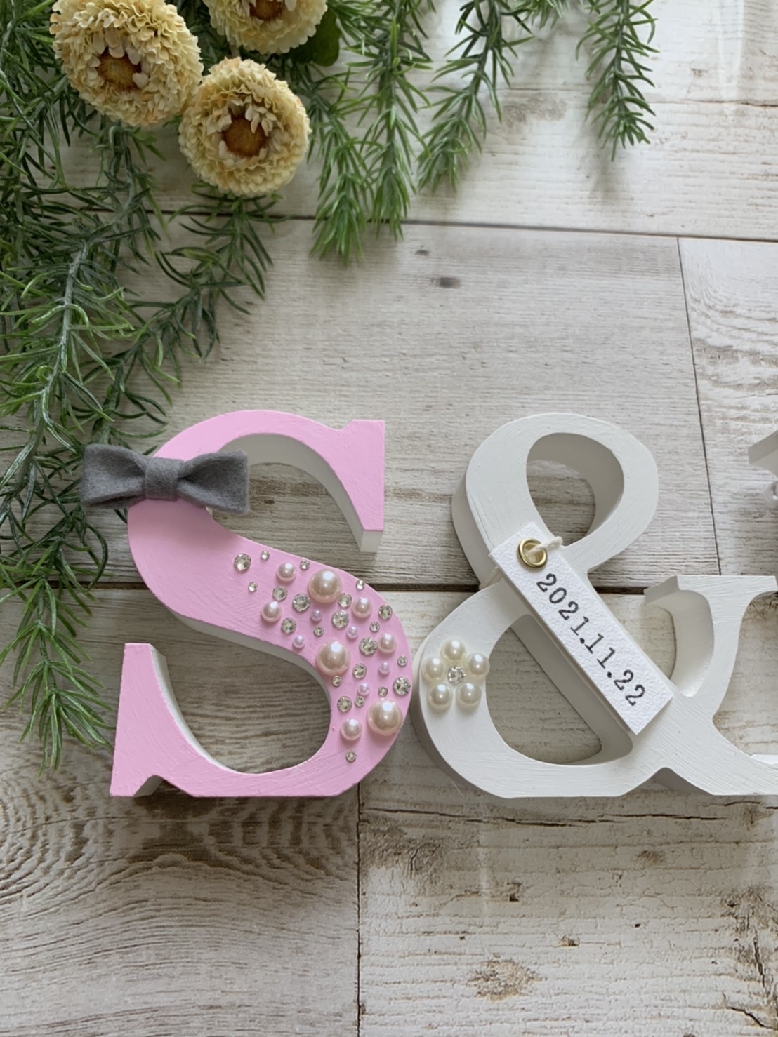 ジャスミン様確認用♡イニシャルオブジェ 【公式通販】