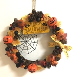 ハロウィンリース　玄関インテリア