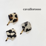 【sale】¥760→¥550!!レオパードスクエアポニーフック