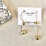 niwatoriさん♡  simple & long goldピアス　