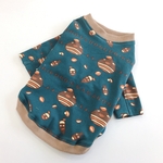 どんぐりと栗🌰柄Tシャツ