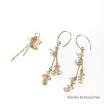 シトリンのシャンデリアピアス＆ペンダントヘッドセット