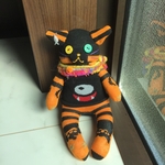 ソックモンキー　☆ ソックキャット  ☆   ハロウィンちびねこくん