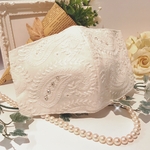【二重マスクOK👌】オーストリア製スワロフスキー💎×ペイズリー　結婚式　成人式　卒業式　入学式