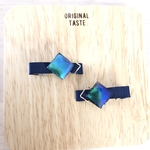 レジンパーツのヘアピン（クリップ）（２個セット）