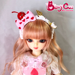 ドール用♡なりきりチェリーパフェカチューシャ