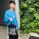 17人のチク美ちゃん👧手提げ付きコットンリュック