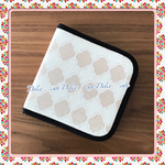 Dolce★YUWAモロッカン柄DVD/CD・メディアケース★BE&WH