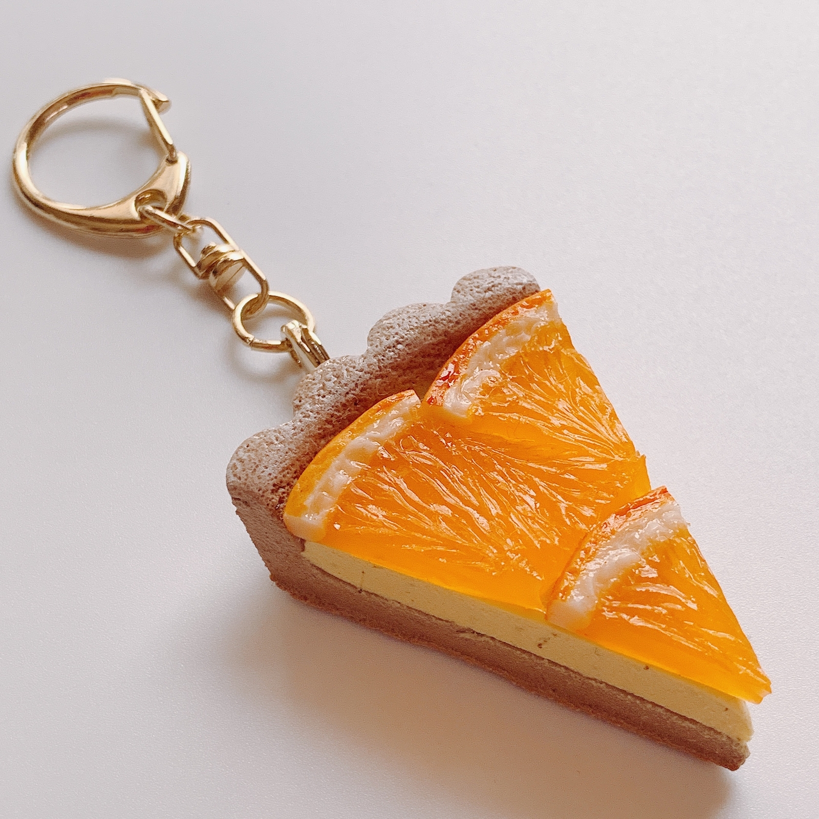 ここね フェイクスイーツ 猫さんタルトキーホルダーセットオーダー