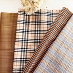 カットクロス２枚セット【26㎝×44～55cm】《アソート》《チェック柄》《サイズ色々》