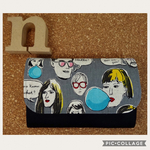 再販★Ｎ2完成品★36★ファニーフェイス柄★蛇腹カードケース