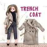 リカちゃん トレンチコート ベージュ 着せ替え服 ブライス