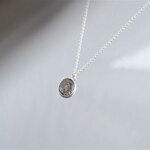 アートのような天然石のネックレス　Tourmaline in quartz necklace：トルマリンインクオーツネックレスsilver925　シルバー