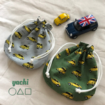レトロな車のまんまる巾着🚗男の子巾着
