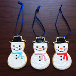 雪だるまクッキーのオーナメント