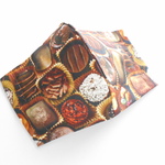 息がしやすい布マスク（チョコレート）【受注製作】